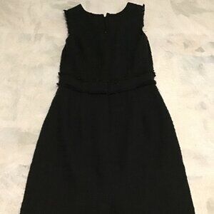 J. Crew Black dress with belt